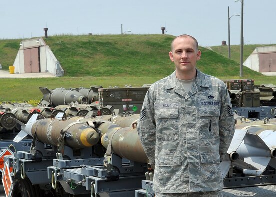 Staff Sgt. Layne B. Hill, 51st Munitions Squadron. (U.S. Air Force photo/Staff Sgt. Craig Cisek)