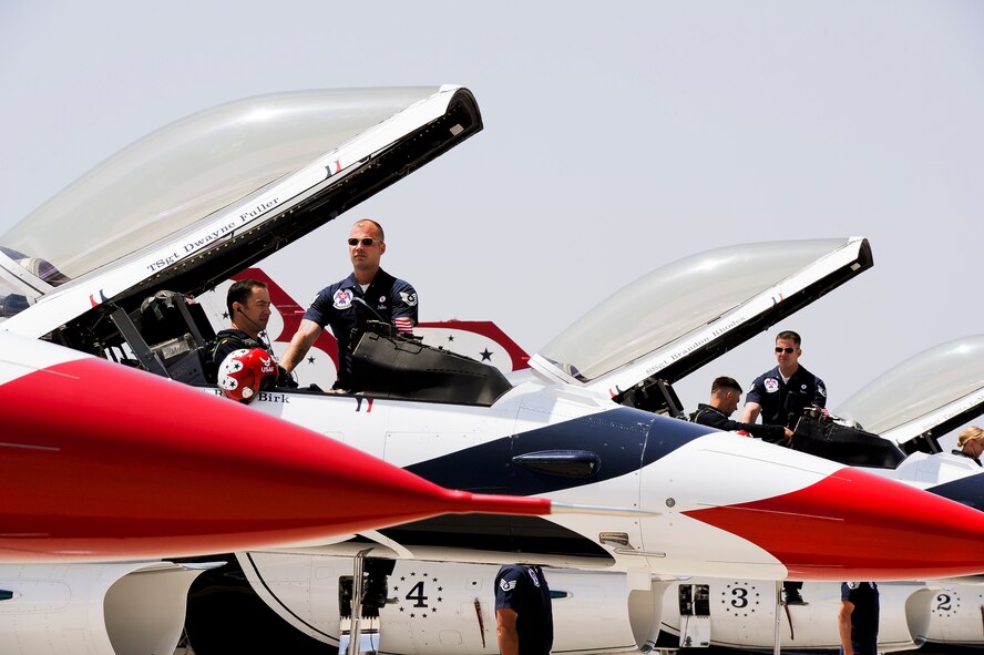 AirFest 2012. Media day with KGGI radio. (U.S. Air Force photo by TSgt Elizabeth Concepcion)