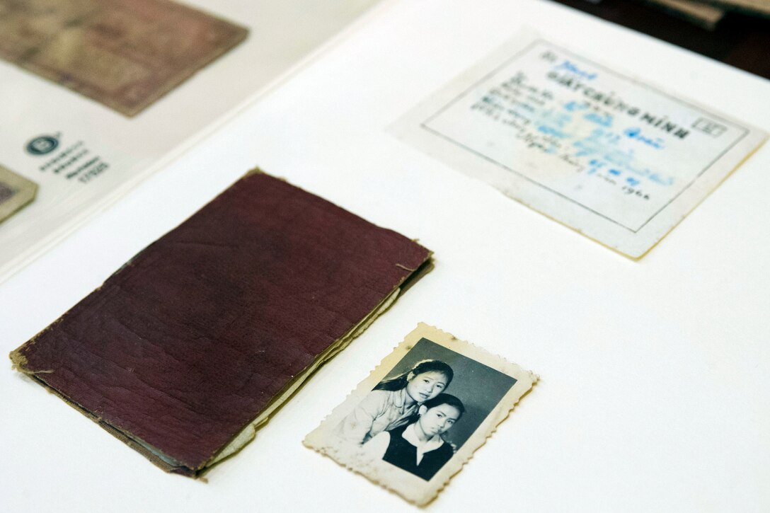 The diary of a Vietnamese soldier who fought in the Vietnam War over 50 years ago is brought back to Hanoi, Vietnam, by U.S. Defense Secretary Leon E. Panetta, June 4, 2012.