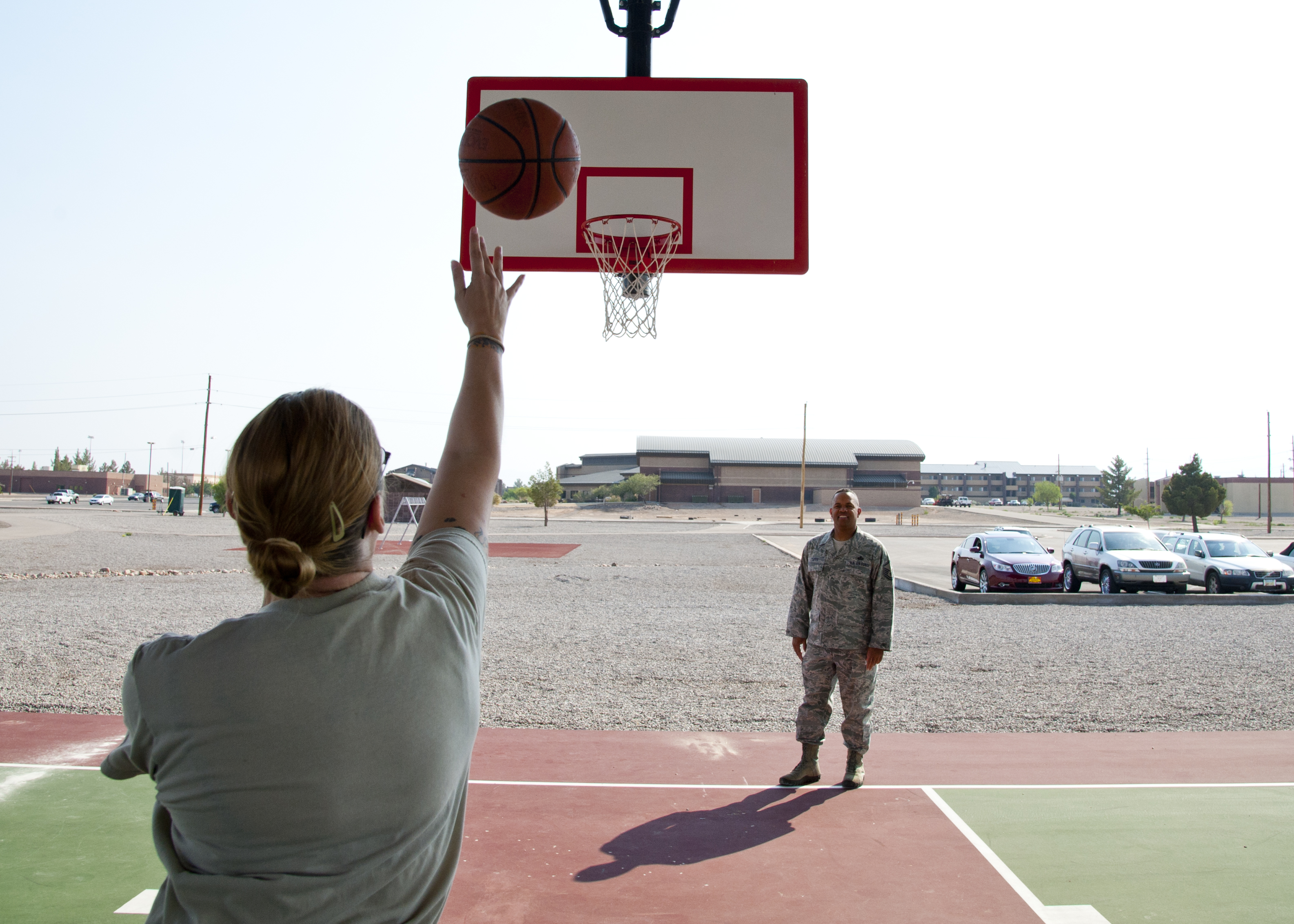 Holloman Opens New Outdoor Covered Basketball Court Holloman Air