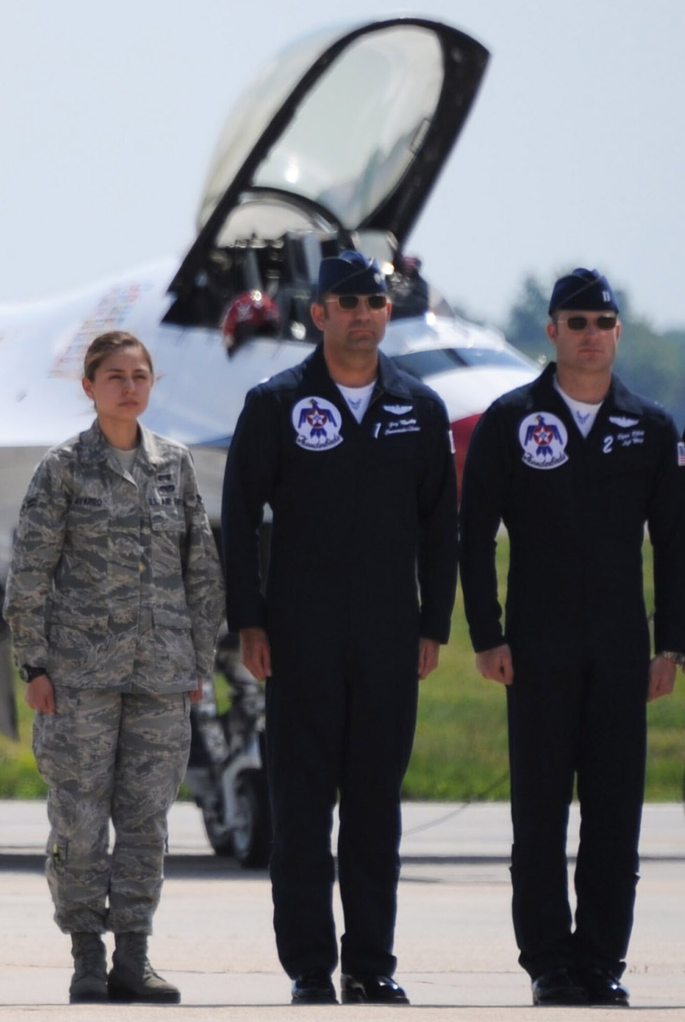 Air Mobility Command Chief, Chief Master Sgt. Richard Kaiser selected Airman 1st Class Maria Navarro as AMC command chief Airman of the Week. The AMC Commnad Chief Facebook page offered many congratulations to Navarro. "With only 18 months in the service, she has truly 'hit the ground running'; won the 87th Air Base Wing Airman of the Qtr for Jan – Mar 12, averaged 96% on five career development course volumes – earned her 5-level, scored 100 percent on her AF PT test – coined by the Wing/CC, pioneered a new gas mask training video used to instruct 750 Airmen, organized flight visits to a NJ Veteran’s home – talked with/gave out gifts to 300 residents, finished difficult Chemical, Biological and Nuclear Cell course – youngest Airman ever be selected to attend/finished #2 in class of 25, played on the undefeated squadron volleyball team – 2012 base champions, the only Airman on the Open House planning team – recognized by the AF Thunderbirds for her outstanding work. Everything Airman Navarro is involved with has simply blossomed and shined beyond any expectations."