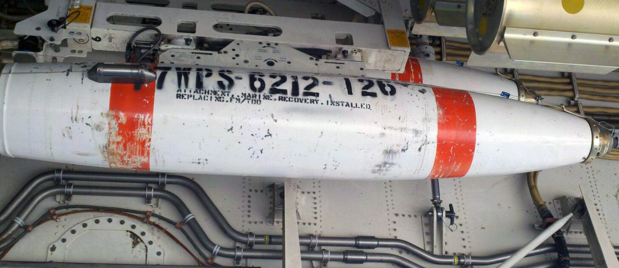 The 77th Weapons School recently returned from San Clemente Island, Calif., where they successfully dropped 26 of 26 mines during the specialized employment phase of the weapons school course. (Courtesy Photo) 