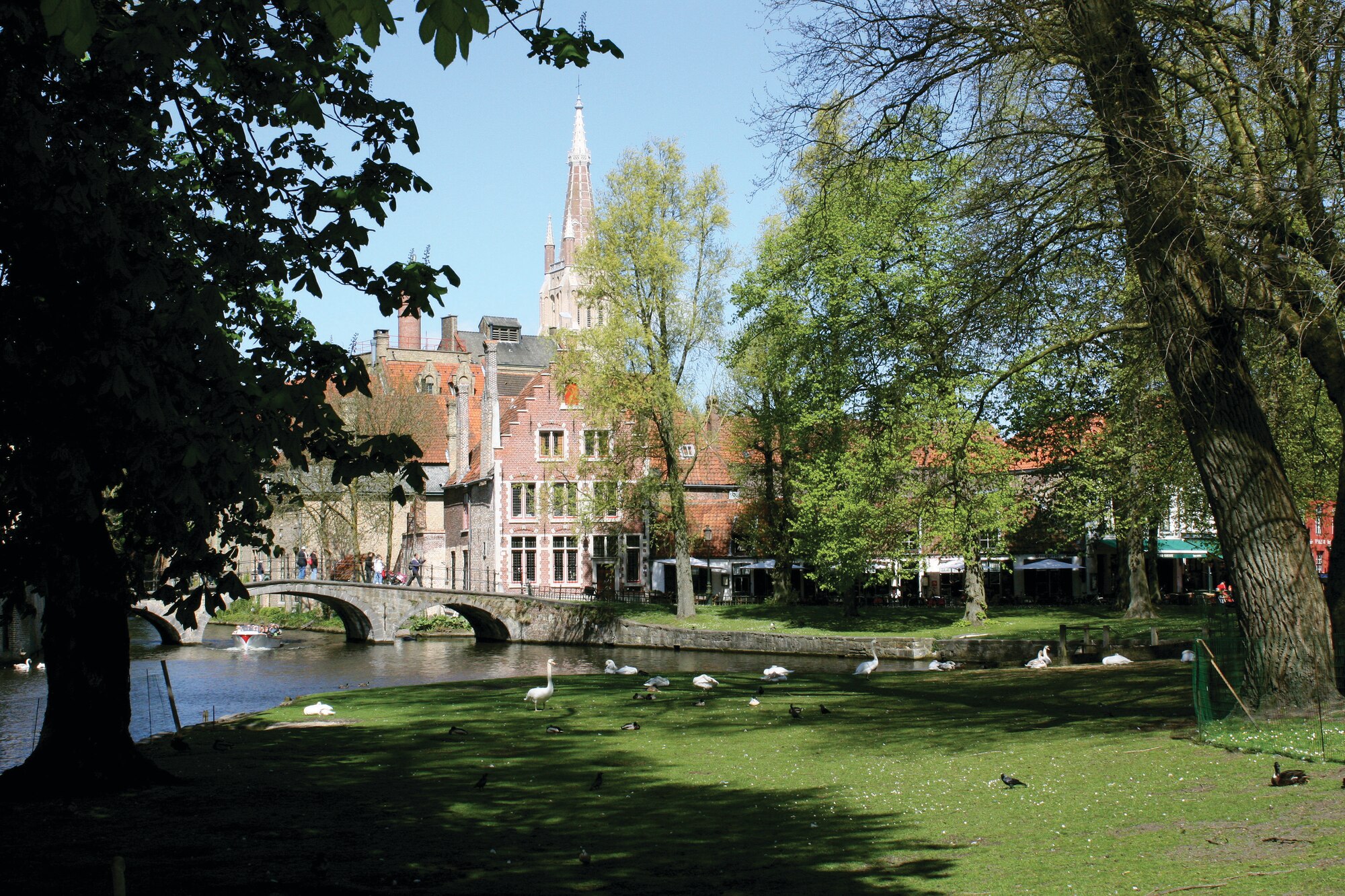 Bruges is situated inland approximately 20 miles from the North Sea on the N31 or the A10/E40 from Brussels, and has been called the “Venice of the North” along with many other canal cities, such as Stockholm and Amsterdam.(Photo by Dane)
