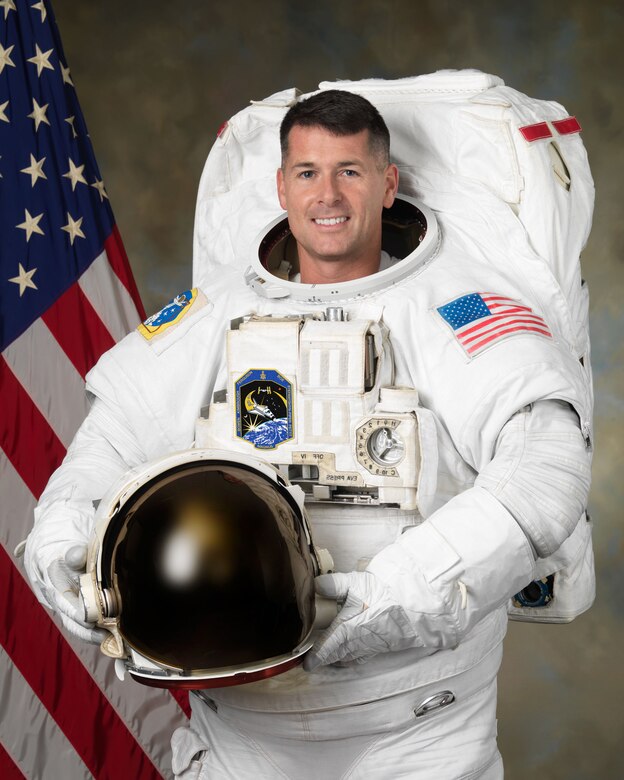 Astronaut Robert S. (Shane) Kimbrough, mission specialist and alumnus of the U.S. Military Academy of West Point.