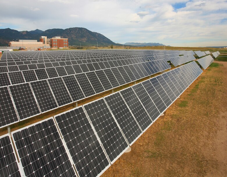 FORT CARSON, Colo. — The brigade and battalion headquarters building, 4th Brigade Combat Team, 4th Infantry Division, features an on-site solar array, which supplies approximately 62 percent of the building's electrical power needs.