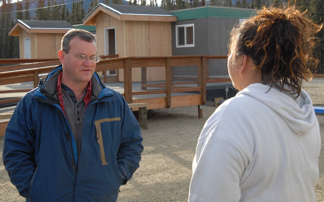 Break up of ice on the Yukon River in May 2009 destroyed many structures in Eagle and Eagle Village. Working with FEMA and the Alaska Division of Homeland Security and Emergency Management, the Alaska District provided technical assistance for housing, general FEMA operations and debris removal and helped replace the health clinic and public safety office for Eagle Village.