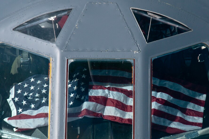 The 23rd Bomb Squadron sent a B-52H Stratofortress on a 24-hour Global Power mission from Minot Air Force Base to France and Germany, then back to Minot in early May. The mission included four aerial refuelings, with one being a French tanker. (Courtesy photo)