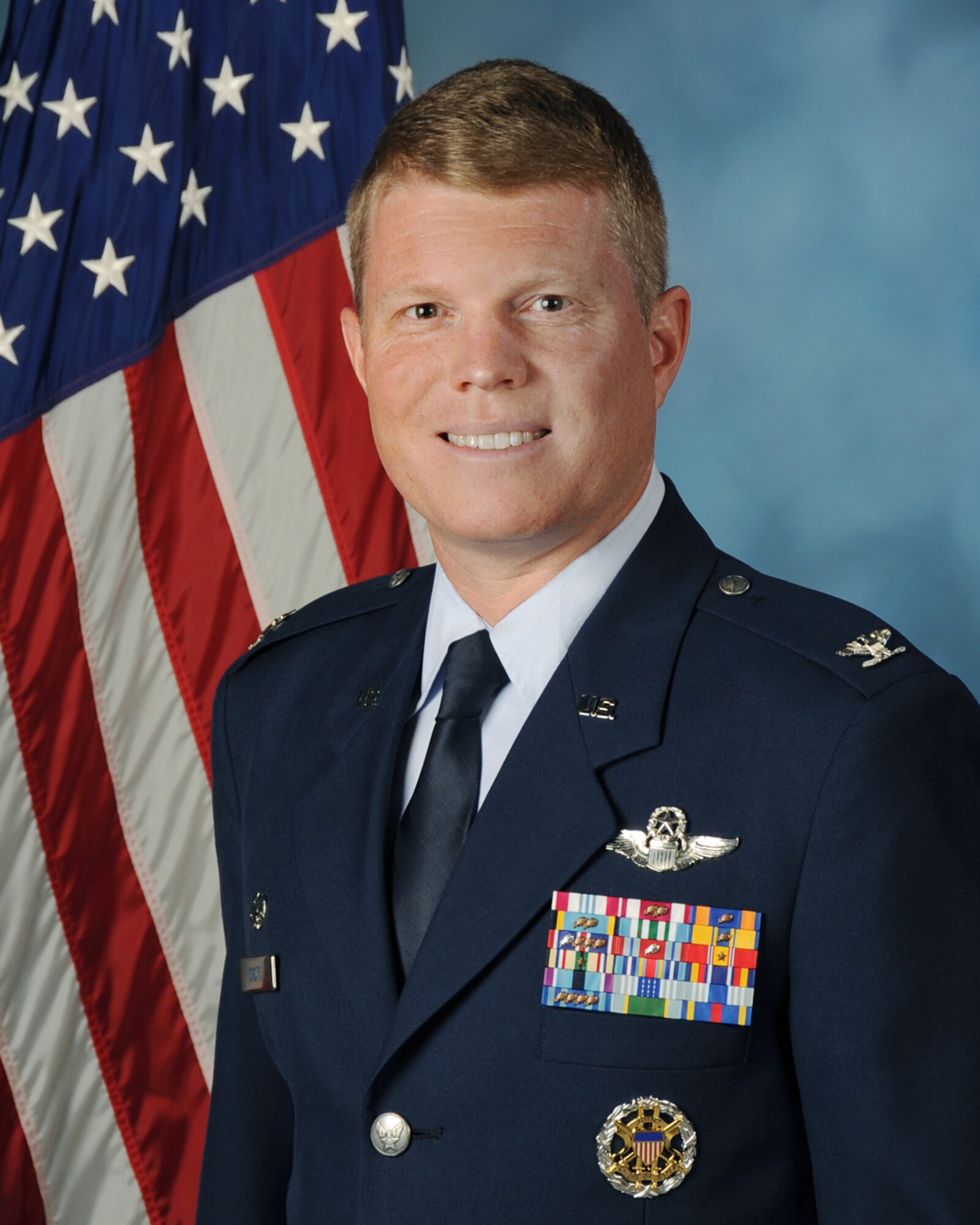 Col. Andrew Croft will become the 49th Wing's second commander on June 22, 2012, when Col. David Krumm relinquishes command of the wing. Croft comes to Holloman Air Force Base, N.M., from the 12th Flying Training Wing at Randolph Air Force Base, Texas, where he served as the Operations Group commander. During this assignment he was responsible for the execution of the introduction to fighter fundamentals student and instructor upgrade mission, as well as the Air Force's only pilot instructor training, remotely piloted aircraft pilot indoctrination and basic sensor operator qualification programs. (U.S. Air Force photo)