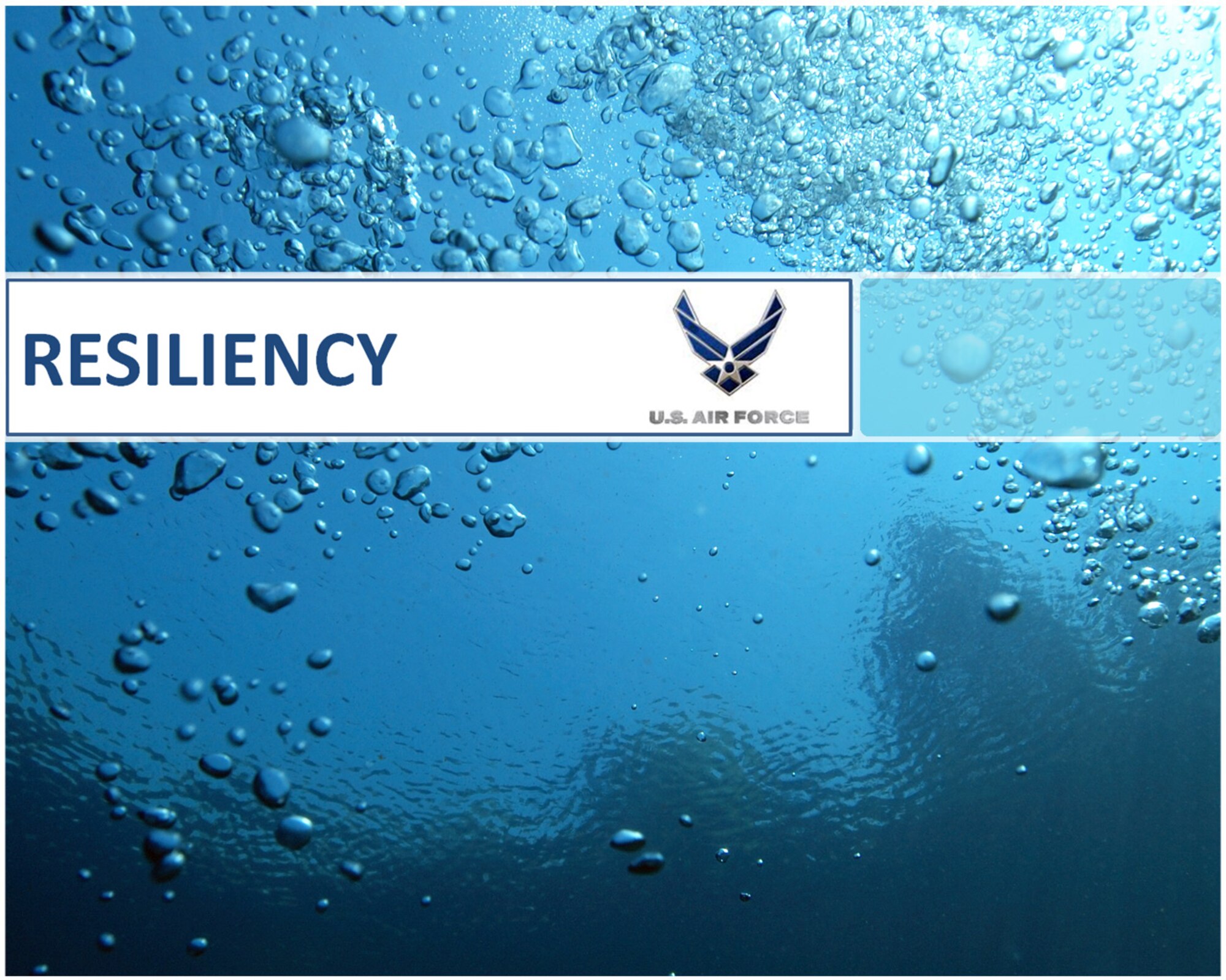 Air Force resiliency.