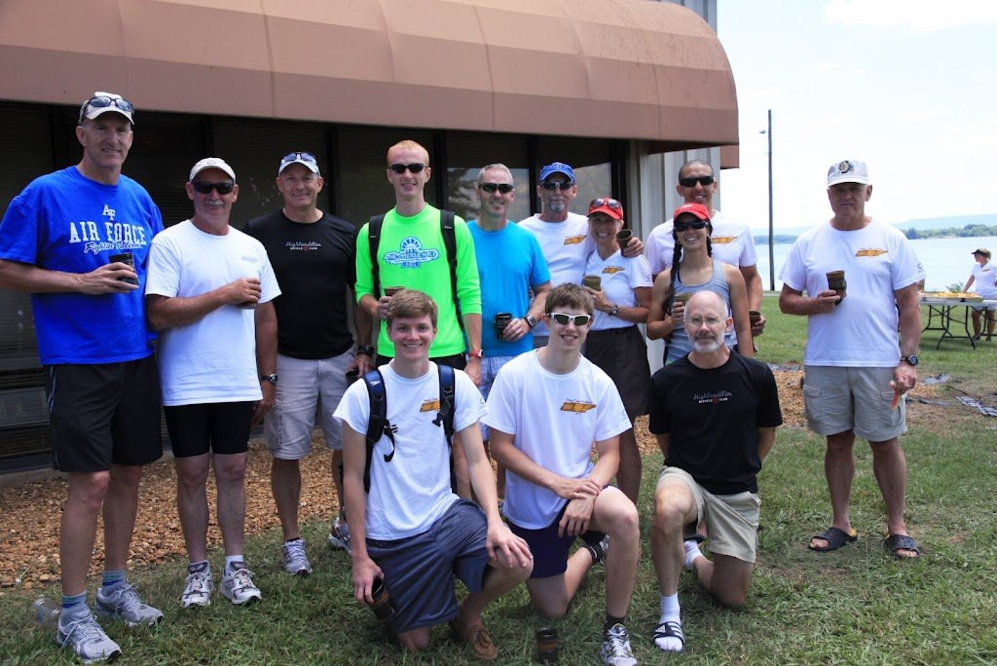Some of the 2012 Mach Tenn award winners pose for the camera, including (back row, l-r) Eric Bjorn, Bill Gray, Dan Johnson, 1st Lt. Brad Chronister, Tony Pennington, Steve Lovett, Sarah Lovett, Paula Sanematsu, Overall winner Tiago Barreiro, and Rick Orzino; and (front row, l-r), Mark Johnson, Jon Neal and John Spurlin. (Photo provided)