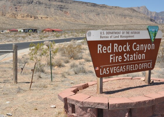 LAS VEGAS -- The U.S. Army Corps of Engineers Los Angeles District's Nellis Resident Office recently completed a solar panel project at the Bureau of Land Management's fire station at the Red Rock Canyon National Conservation Area near Las Vegas. The new photovoltaic system is capable of generating 40 KWAC to provide power for all the buildings on the facility. 