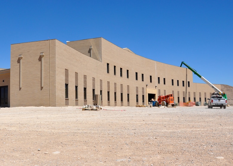 SLOAN, Nev.-- The U.S. Army Corps of Engineers Los Angeles District's Nellis Resident Office is working with MW Builders, Inc., to construct Phase I of a new Army Reserve Center in Sloan, Nev. The facility, designed for nearly 1,000 Soldiers,  will house several buildings including a 60,000 square foot training building and a five-bay vehcle maintenance facility with administrative offices. 