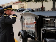 The remains of Spc. Kedith L. Jacobs, 21, of Denver, Colo., arrived at Joint Base San Antonio-Randolph June 18.  Specialist Jacobs died May 27 in Chak-E Wardak District, Afghanistan, when his unit was attacked by enemy forces.  He was assigned to Headquarters and Headquarters Company, 2nd Battalion, 5th Infantry Regiment, 3rd Brigade Combat Team, 1st Armored Division, Fort Bliss, Texas.  Funeral services will be held at Colonial Funeral Home in Universal City, Texas, followed by internment at Fort Sam Houston Cemetery. People from JBSA-Randolph lined Harmon Drive for the memorial procession through Randolph.

The remains of Spc. Kedith L. Jacobs, 21, of Denver, Colo., arrived at Joint Base San Antonio-Randolph June 18.  Specialist Jacobs died May 27 in Chak-E Wardak District, Afghanistan, when his unit was attacked by enemy forces.  He was assigned to Headquarters and Headquarters Company, 2nd Battalion, 5th Infantry Regiment, 3rd Brigade Combat Team, 1st Armored Division, Fort Bliss, Texas.  Funeral services will be held at Colonial Funeral Home in Universal City, Texas, followed by internment at Fort Sam Houston Cemetery. People from JBSA-Randolph lined Harmon Drive for the memorial procession through Randolph. (U.S. Air force Photo by Don Lindsey)

