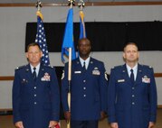 Lt. Col. Joseph Mercurio (far right) took command of the 916th Logistics Readiness Squadron during the June unit training weekend. (USAF photo courtesy of 916LRS)