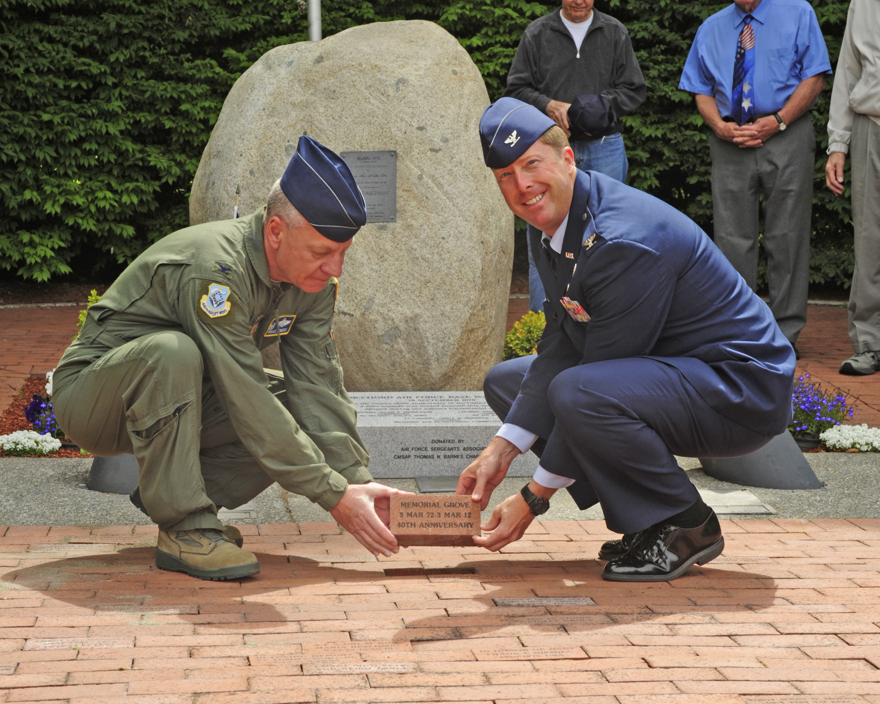 McChord leadership, company recognize base landmark > Air Force Reserve