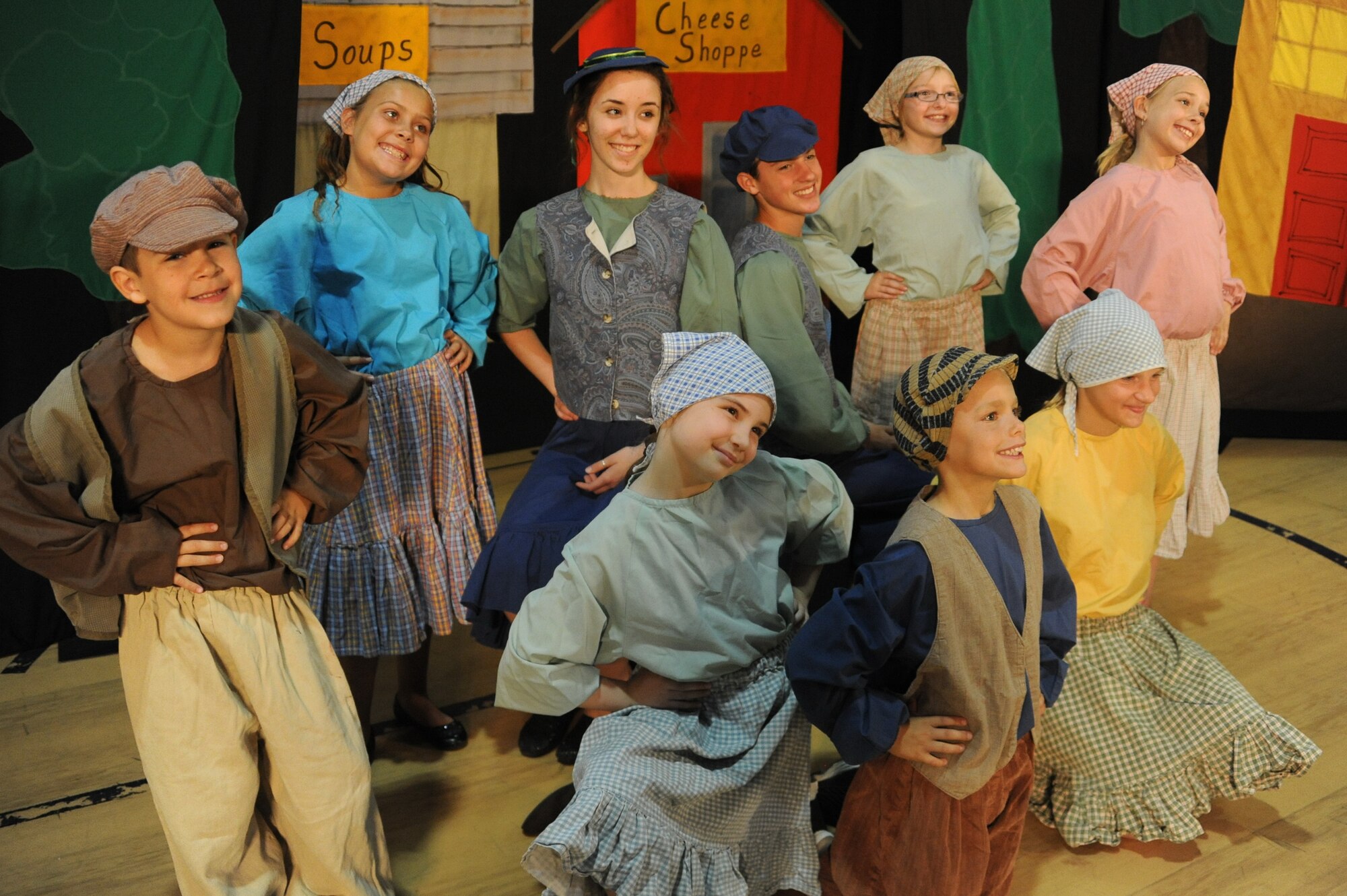 KIRTLAND AFB, N.M. -- Members of the Kirtland AFB Youth Center perform during a June 15 production of “The Pied Piper.” (Photo by Ken Moore)