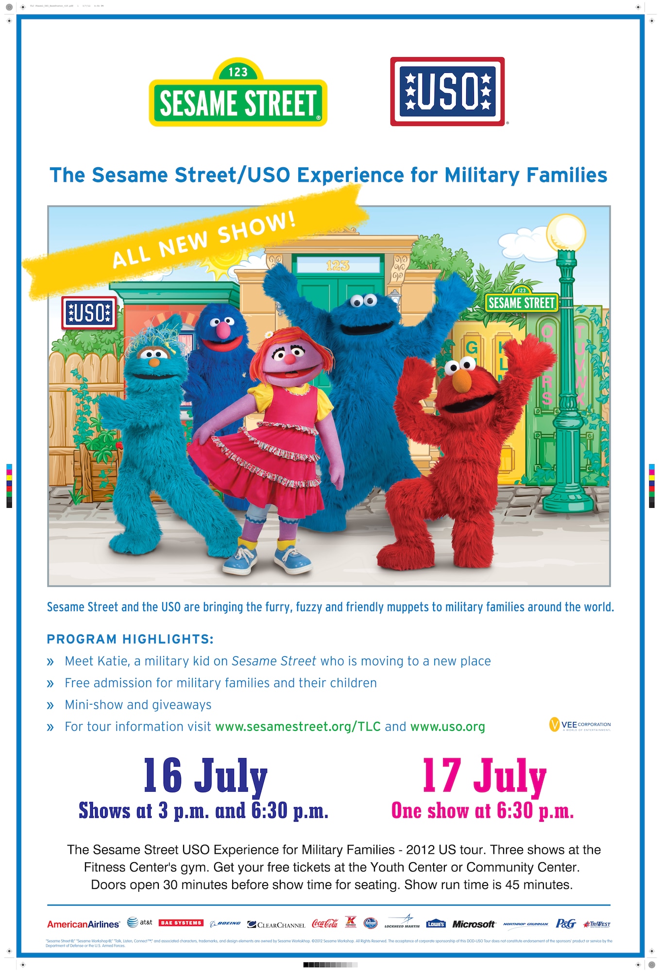 Sesame Street comes to MHAFB July 16 > Mountain Home Air Force Base ...