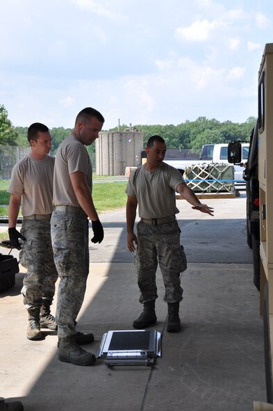 Nineteen teams representing some of the Air Force Reserve Command's Aerial Port Squadrons, or "Port Dawgs," went toe-to-toe June 19-21 in this biennium's "Port Dawg Challenge" at the Transportation Proficiency Center, here. Teams competed in various challenges to showcase their capabilities as aerial porters. (U.S. Air Force photo/Senior Airman Elizabeth Gaston)