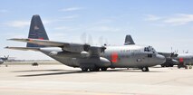 PETERSON AIR FORCE BASE, Colo.—A Modular Airborne Fire Fighting System, or MAFFS, equipped C-130 Hercules prepares to depart June 25 here to assist with the Waldo Canyon fire efforts. The aircraft was one of two assigned to the Air Force Reserve Command’s 302nd Airlift Wing that will drop retardant in order to help with fire suppression. The two Colorado aircraft were joined by two Air National Guard MAFFS-equipped C-130s from Wyoming. (U.S. Air Force/photo/Tech. Sgt. Daniel Butterfield)