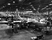 On June 25, 1947, the B-50 flew for the first time. The Boeing B-50 evolved from the B-29D, but because it included so many improvements, it was redesignated the B-50. Some B-50s were converted to KB-50 aerial tankers, enhanced by the addition of two jet engines, so at 400 mph, they could refuel jet aircraft. Some served until 1965 and were in action during the Vietnam conflict as refueling tankers. In the mid-1950s, the 4925th Test Group (Atomic) of the Air Force Special Weapons Center at Kirtland AFB flew the B-50. (Courtesy photo)