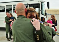 Team Minot welcomes deployment returnees. (U.S. Air Force photo/Senior Airman Desiree W. Esposito)