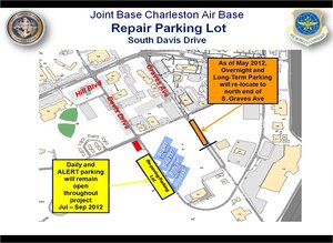 Be preparred for the parking lot on South Davis Dr., to be repaved.