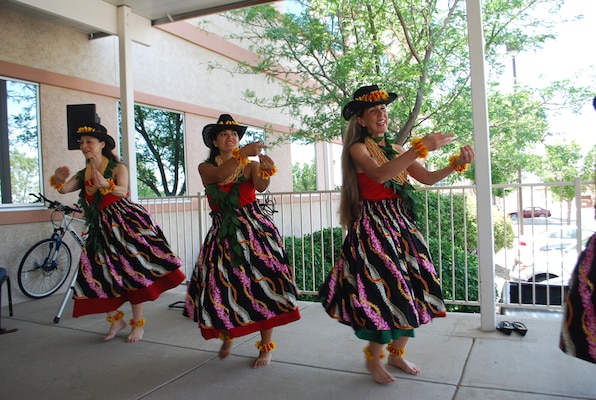 The dancers entranced the audience with their elegant renditions of hula dances.