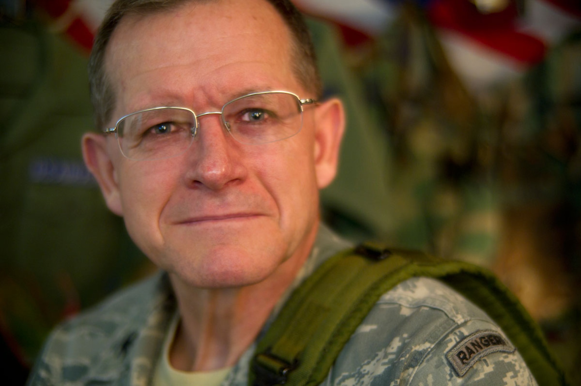 Hays is one of 13 Airmen who earned an Army ranger tab by 1989. (U.S. Air Force photo/Staff Sgt. Cynthia Spalding)