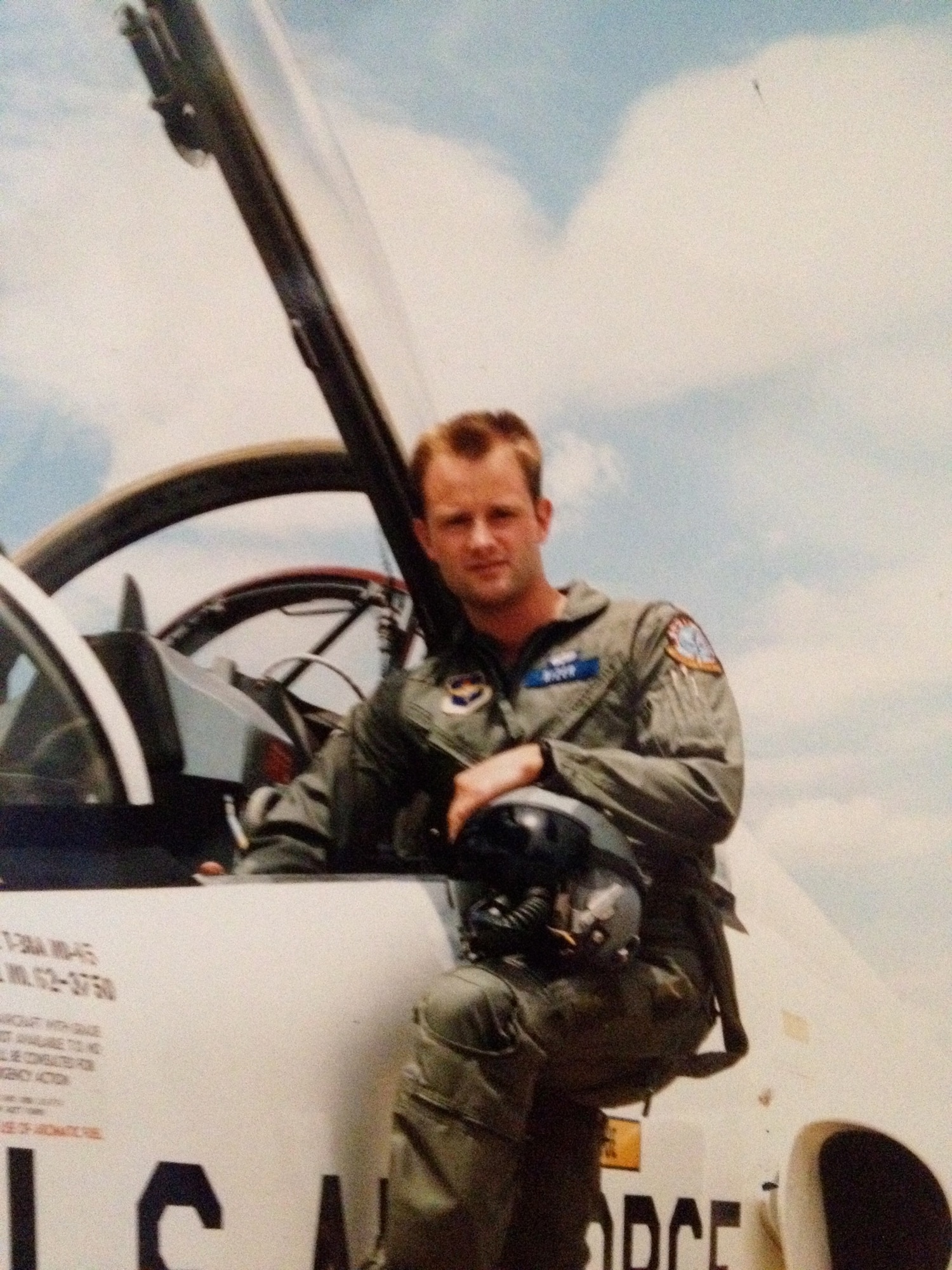 Col. Ken Rizer, 11th Wing/Joint Base Andrews commander, poses for a photo next to his aircraft after initially completing pilot training. Rizer is slated to retire in a dual change-of-command and retirement ceremony here July 6. (Courtesy photo)