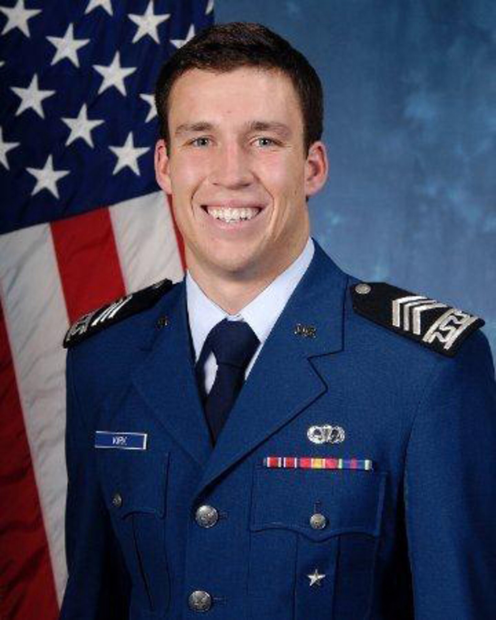 Air Force Academy Cadet Christopher Kirk recently saved the life of one individual after arriving on the scene of a horrific vehicle accident on I-395 in Washington, D.C. during the early hours of June 9, 2012. Kirk has just finished his third year at the Academy and is attending a five week internship at the Pentagon. (Courtesy Photo)