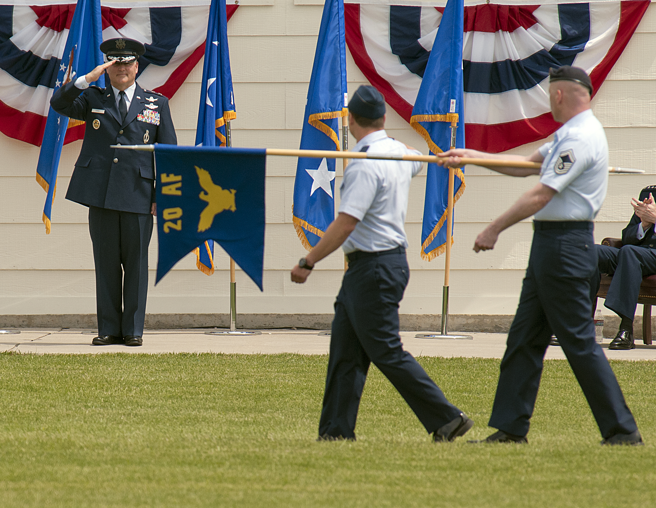 Airmen of 20th Air Force and Task Force 214 welcome new commander ...