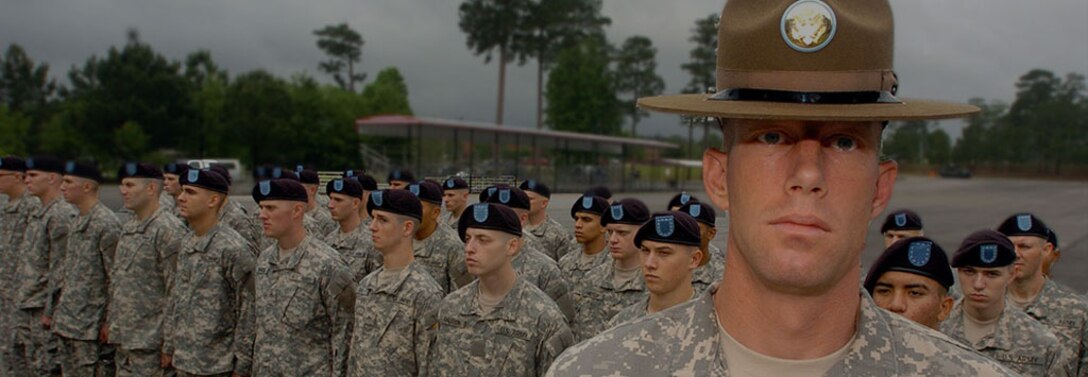A drill sergeant is a symbol of excellence in initial entry training, is an expert in all warrior tasks and battle drills, lives the Army Values, exemplifies the Warrior Ethos, and most importantly is the epitome of the Army as a Profession. (U.S. Army courtesy photo/Released)
