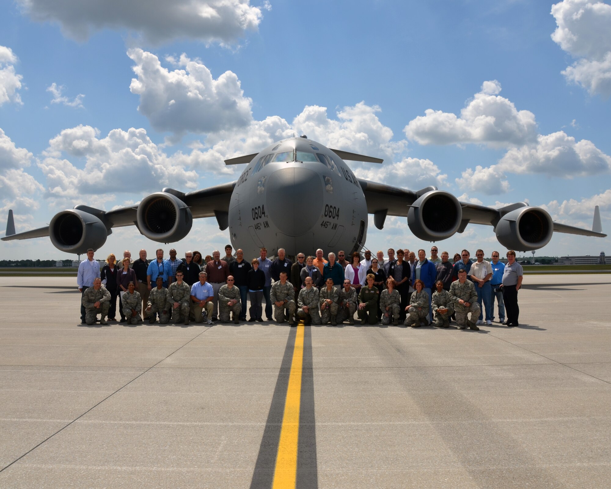 WRIGHT-PATTERSON AFB, Ohio - More than 50 employers and reservists attended various 445th Airlift Wing activities and demonstrations during the wing's Employer Appreciation Day June 2. (U.S. Air Force photo/Senior Airman Matthew Cook)