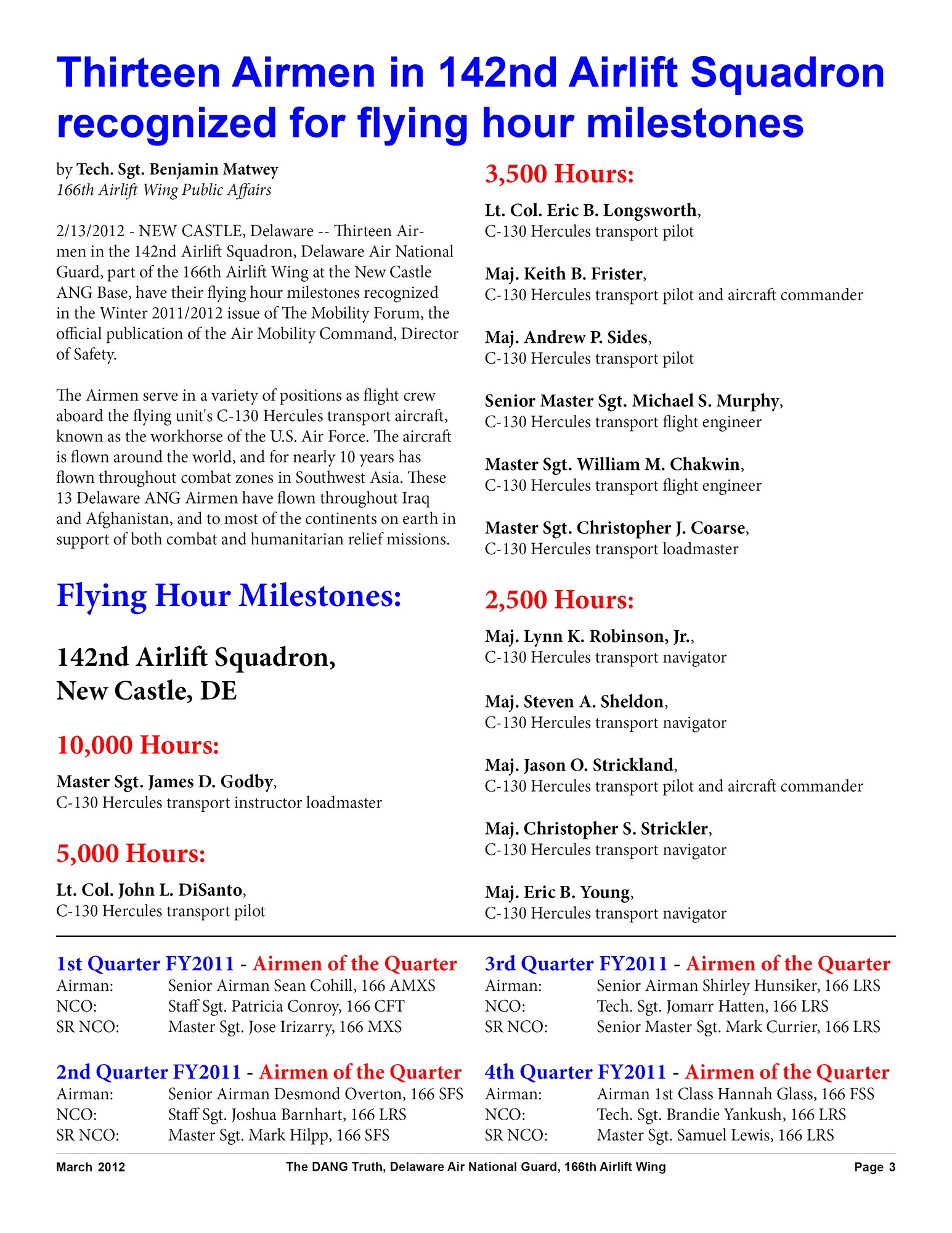 The DANG Truth March 2012 page three of three pages