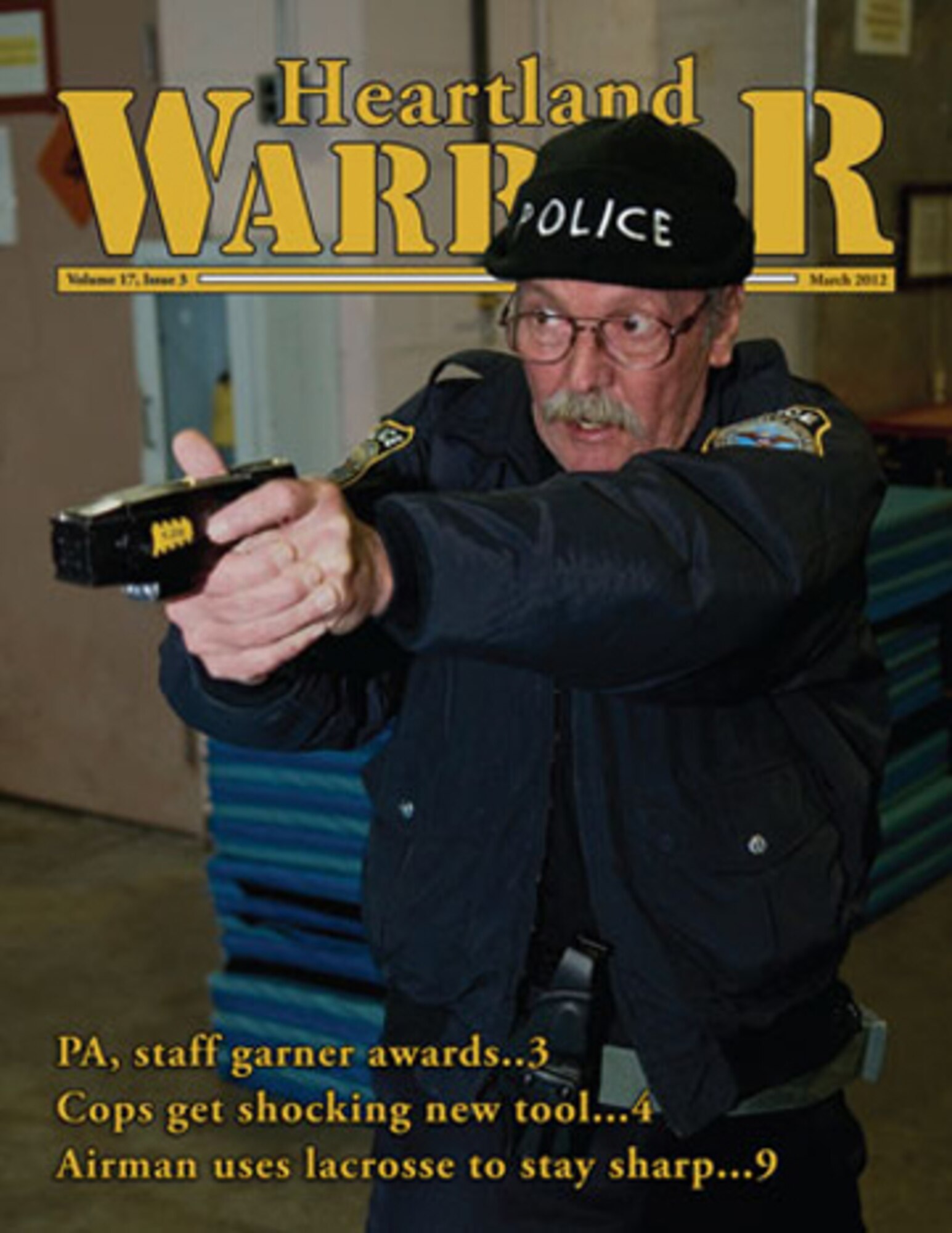 GRISSOM AIR RESERVE BASE, Ind., -- The Heartland Warrior is the official E-paper of the 434th Air Refueling Wing at Grissom ARB. The March issue contains 10 pages of news, photos and information. (U.S. Air Force graphic/Tech. Sgt. Doug Hays)