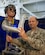 Tech. Sgt. Daniel Glessner, 459thMaintenance Squadron machinist, shows skeletal structure of motorized mannequin, named after his son, Brian during some recent upgrades.  (Photo/Bobby Jones)