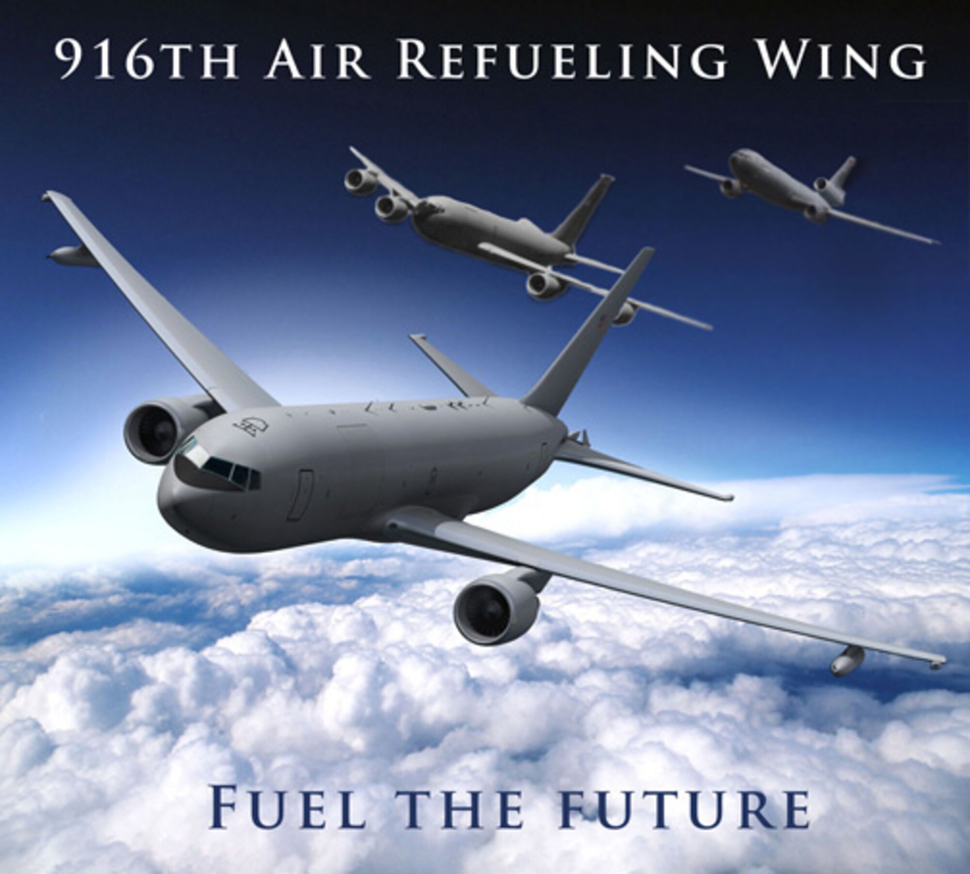 Graphic illustration of the KC-10, KC-135 and the new, KC-46A.(Graphic design by Staff Sgt. Mark Thompson, 916ARW/PA)