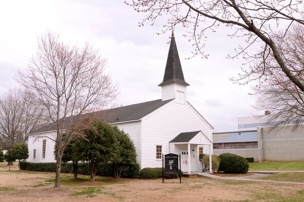 The Dobbins Chapel, built in 1942, is in need of renovation and relocation. Seven years ago, the Dobbins Chapel Foundation began work toward relocating the chapel. “This chapel has been used for numerous weddings, funerals, retirements and promotion ceremonies, inductions and meetings,” said (Ret) Chief Master Sgt. Dick Roberts, foundation member. Officials at Dobbins have made it clear they don't want to see this storied building fade away. "The Dobbins Chapel holds a special place on our base and in our hearts," said Col. Tim Tarchick, 94th Airlift Wing commander. "Unfortunately, we simply can't keep the current arrangement in place anymore based on guidance we've received from headquarters. We also have to consider a number of force protection issues based on the facility's current location.Hopefully, enough money can be raised by the foundation to achieve an outcome that is a win-win for all." (U.S. Air Force photo/Brad Fallin)