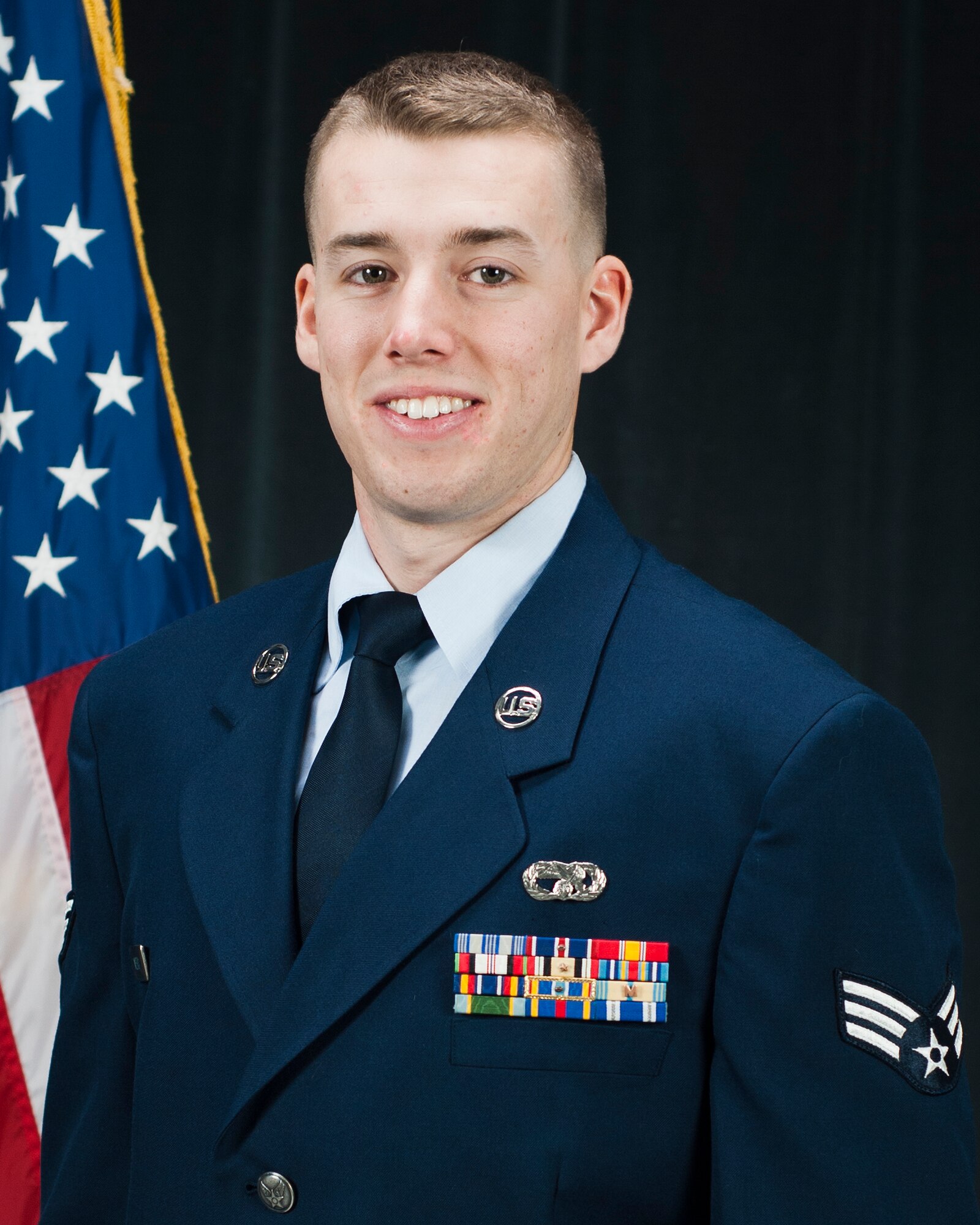 Senior Airman Ryan Weeks is the recipient of the Airman of the Year award for the 157th Air Refueling Wing, Dec. 3, 2011.  The award is presented during the N.H. Air National Guard’s annual Commander’s Call held in December, Pease Air National Guard Base, N.H.  Weeks is a member of the 157th Logistics Readiness Squadron (National Guard photo by Tech. Sgt. Aaron Vezeau/Released)