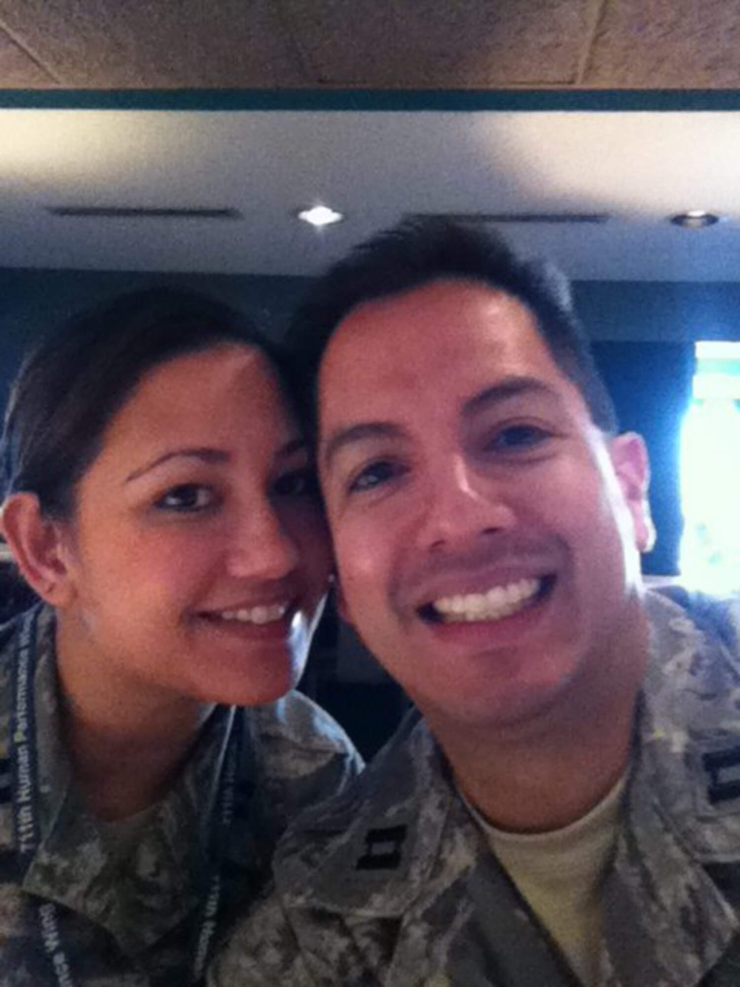 Capt. Ocampo and his wife, Sabrina. (Courtesy photo)