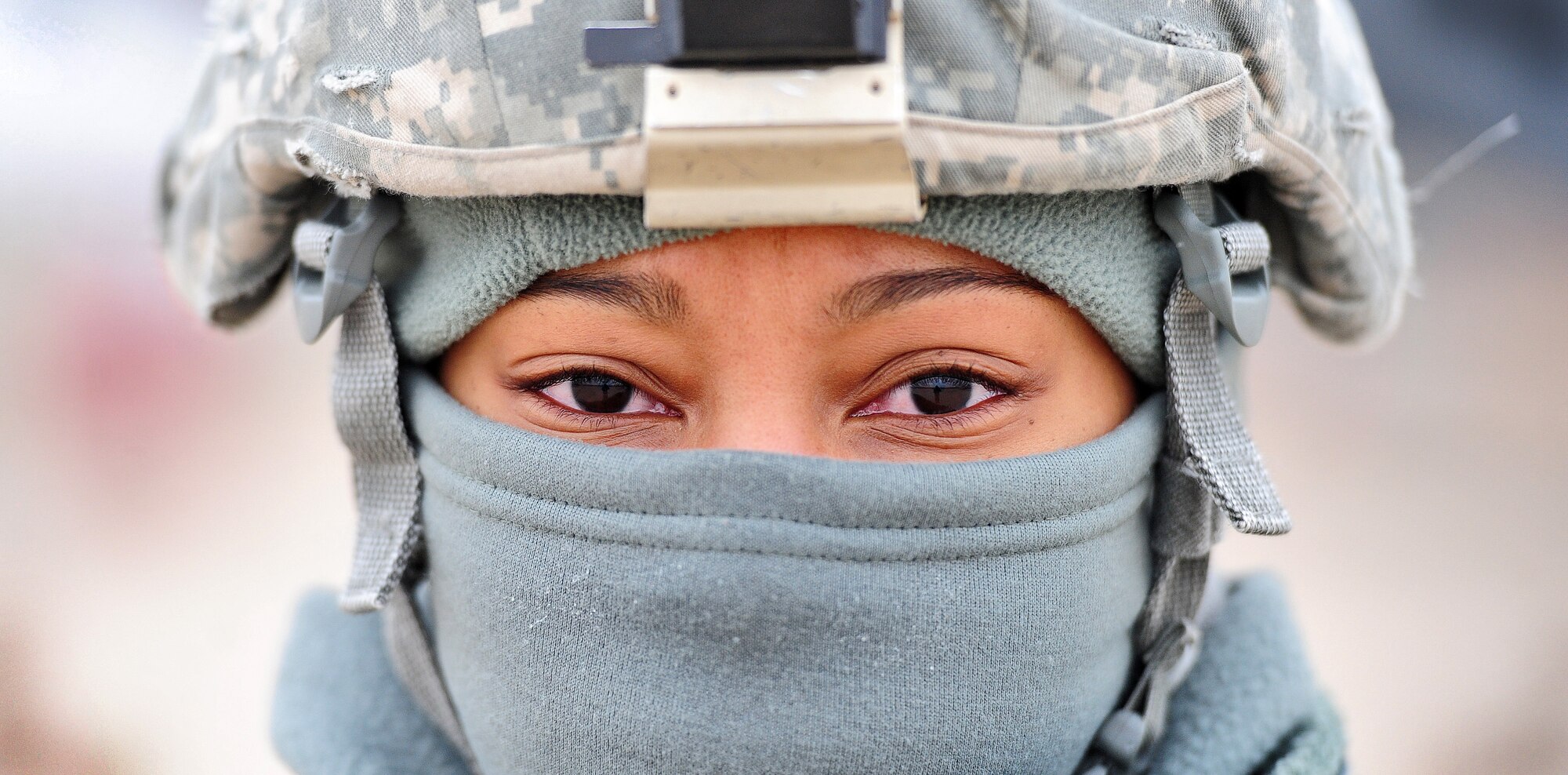 WHITEMAN AIR FORCE BASE, Mo. -- Airman 1st Class Keena Johnson, 509th Security Forces Squadron patrolman, provides security for a C-17 Globemaster it during a nuclear surety inspection Jan. 20. This NSI was a detailed assessment designed to evaluate the unit’s ability to carry out its nuclear mission. Areas evaluated encompassed technical operations, management and administration, security, logistics movement, safety, maintenance facilities and supply support.  (U.S. Air Force photo/Senior Airman Nick Wilson)
