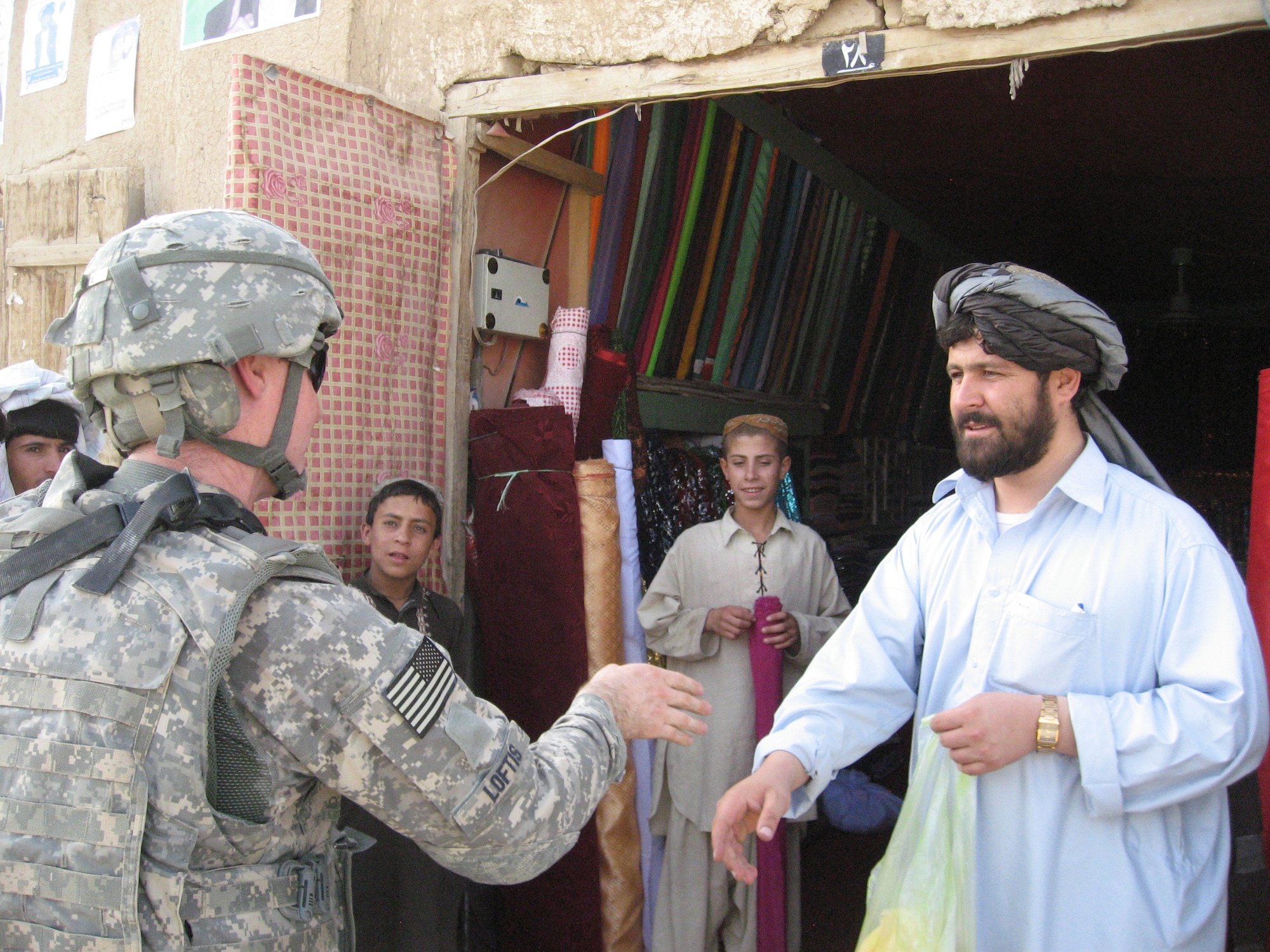 Personal photo of then-Maj. J.D. Loftis while on Provincial Reconstruction Team Zabul, Afghanistan in 2009.