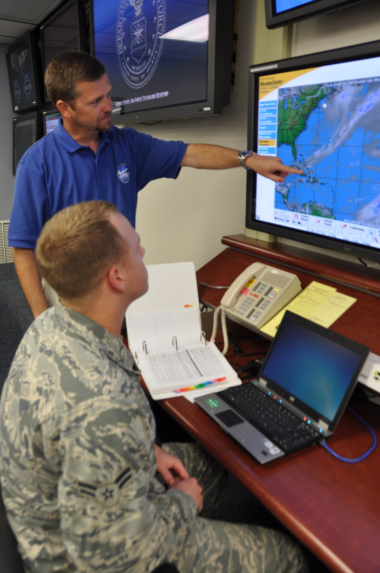 Mr. Marty Spikes, 325th Civil Engineer Squadron chief of readiness and emergency management, was recently recognized as the 2011 Air Education and Training Command Operations Readiness Civilian of the Year. (U.S. Air Force photo by Senior Airman Rachelle Elsea)
