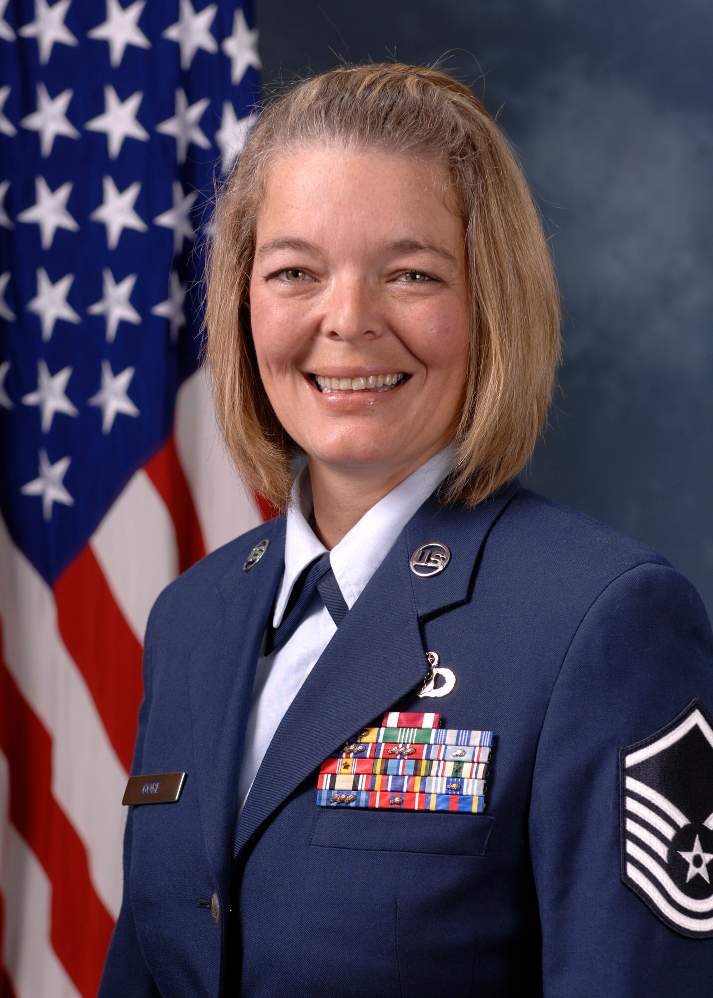 Master Sergeant Lisa Gore was selected as the 2011 Air Force Weather SNCO of the Year. (U.S. Air Force photo by Susan Trahan)