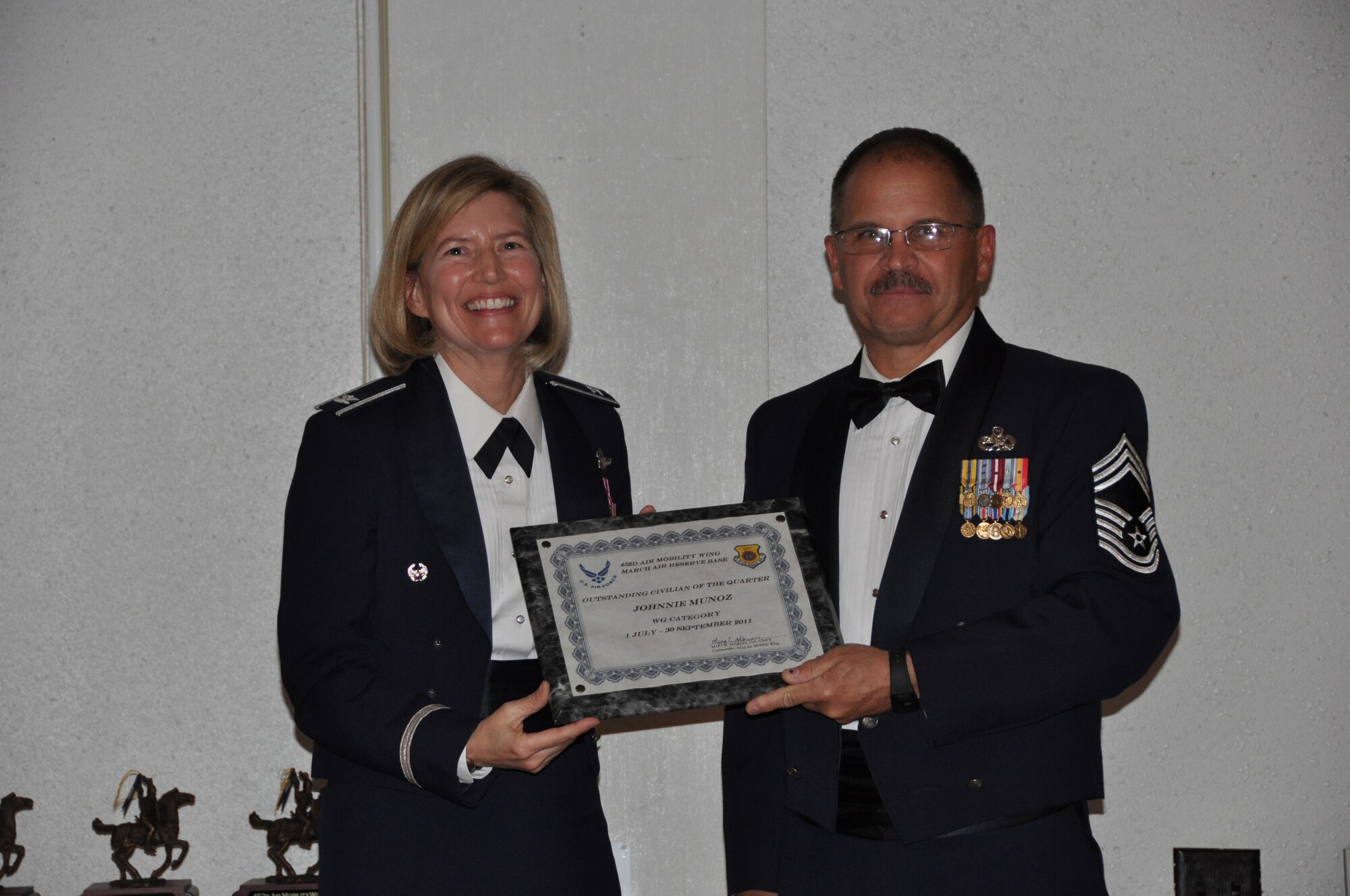 Annual 452nd AMW Awards Banquet (U.S. Air Force photo by MSgt Mike Blair)