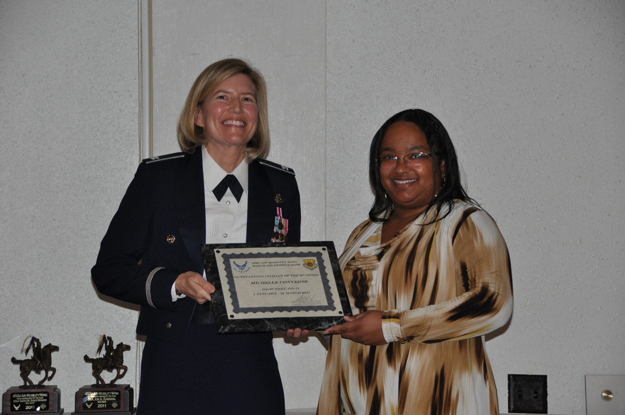 Annual 452nd AMW Awards Banquet (U.S. Air Force photo by MSgt Mike Blair)