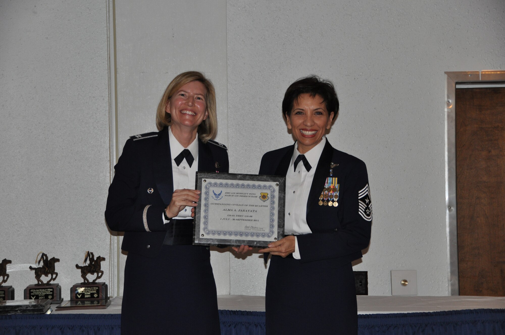 Annual 452nd AMW Awards Banquet (U.S. Air Force photo by MSgt Mike Blair)