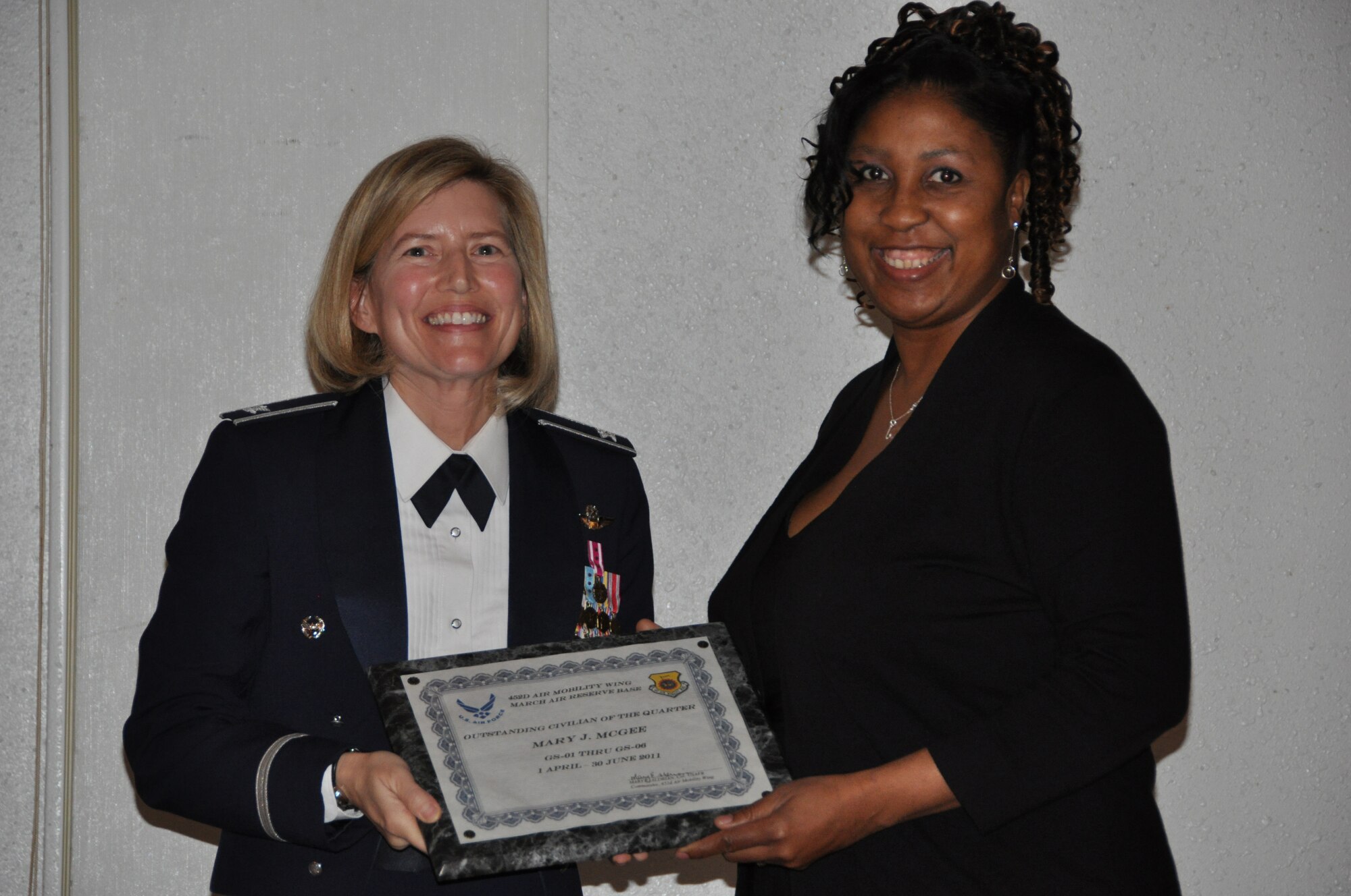 Annual 452nd AMW Awards Banquet (U.S. Air Force photo by MSgt Mike Blair)