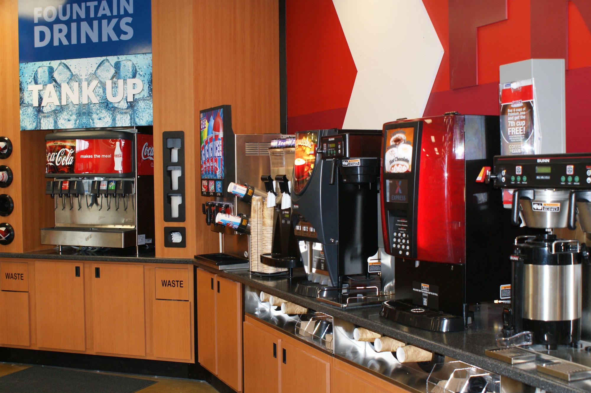 View of the new "Snack Avenue" at the AAFES Sheppard South Express Shoppette on Mar. 9, 2012..  The existing shoppette facility was renovated over a six-month time span. (U.S. Air Force photo/Dan Hawkins)