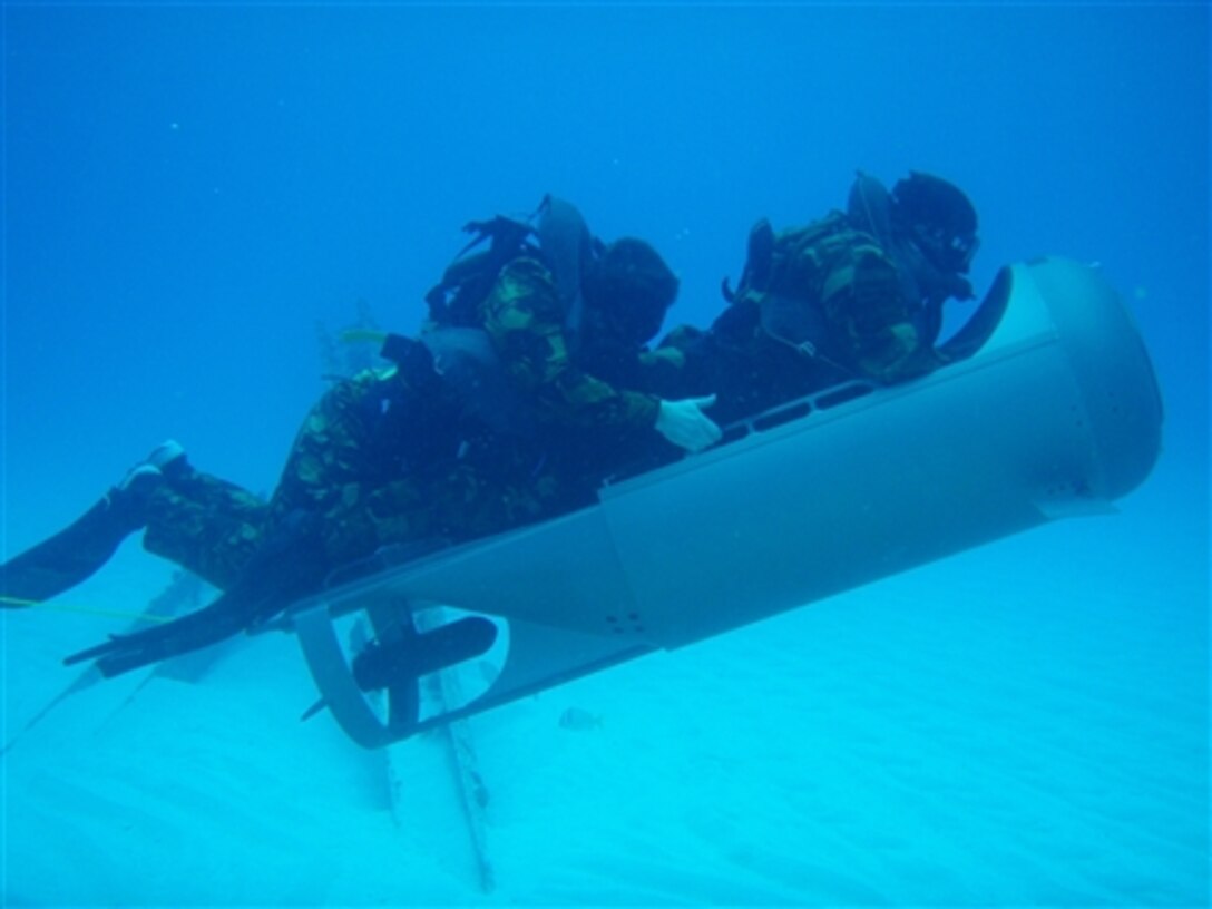 1st MSOB conducting underwater operations